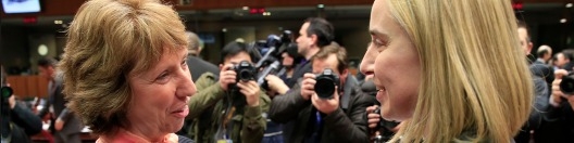 ابقای اشتون به عنوان نماینده اروپا در مذاکرات هسته‌ای/حضور موگرینی در نشست‌های وزیران خارجه ایران و 1+5