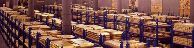 ذخایر طلای بانک‌های مرکزی در جهان