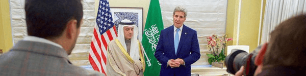 جان کری در آستانه اجرای برجام با وزیر خارجه عربستان دیدار کرد