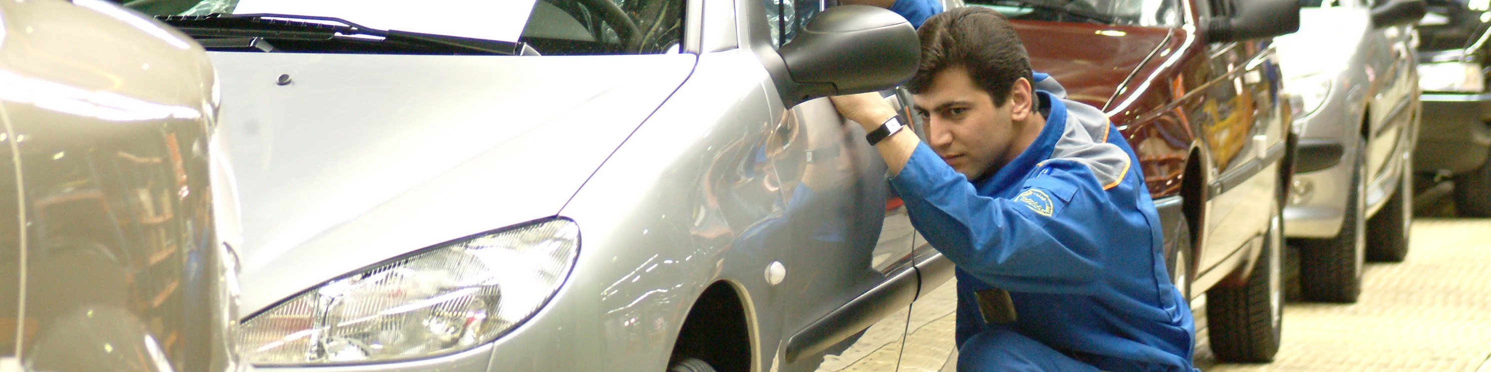 پراکندگی نیروی کار در خودروسازی