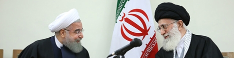 دیدار رییس جمهور با حضرت آیت الله خامنه‌ای