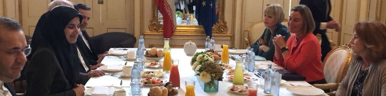 رایزنی ظریف و موگرینی قبل از نشست برجام