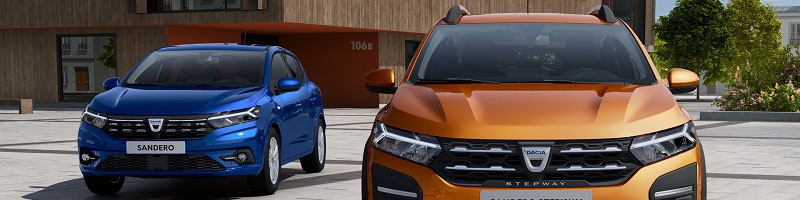 رونمایی داچیا از چهره جدید رنو ساندرو 2021