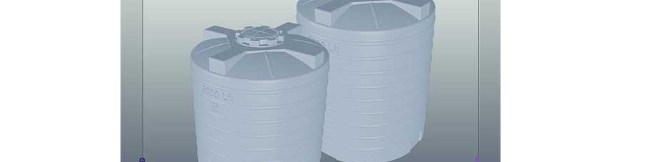 ابعاد مخزن آب 3000 لیتری ایستاده