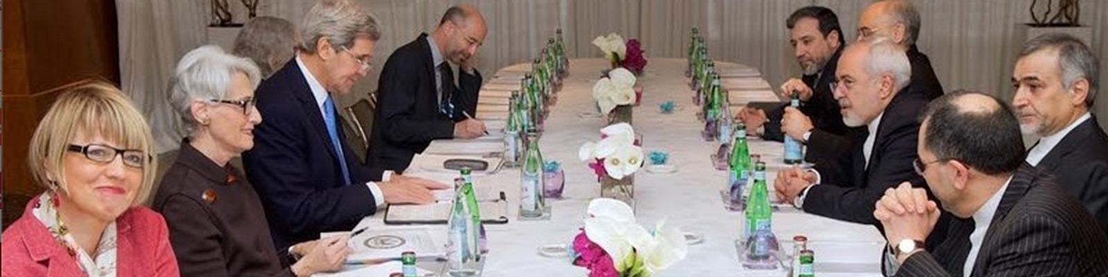 آغاز دیدار ظریف و کری با حضور صالحی و مونیز