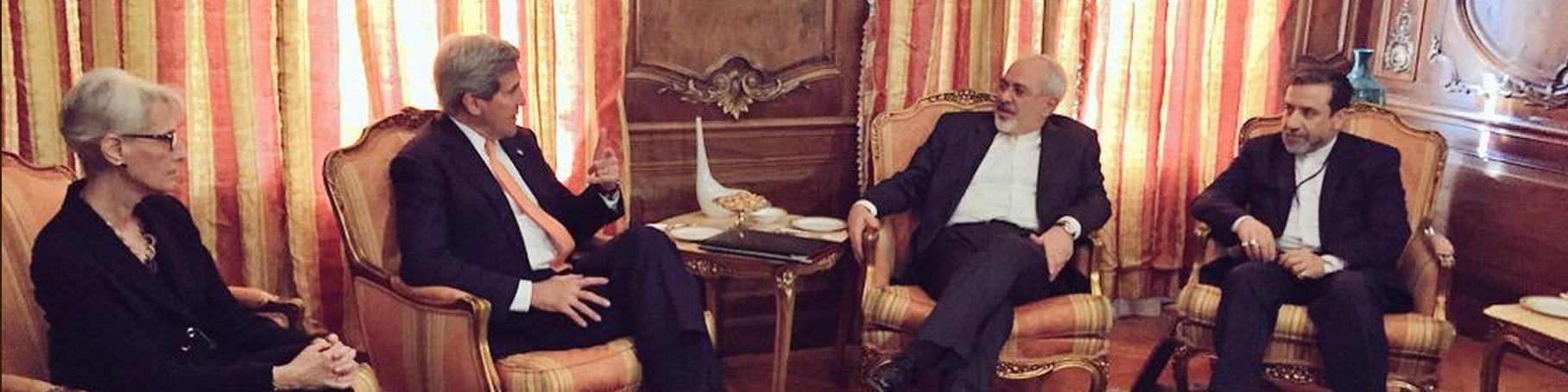 گزارش تصویری از حضور وزیرخارجه آمریکا در اقامتگاه سفیر ایران پس از ۳۰ سال