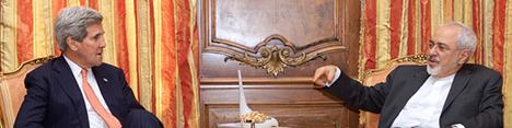 بررسی نحوه‌ی برداشته شدن تحریم‌ها در دیدار ظریف با جان کری