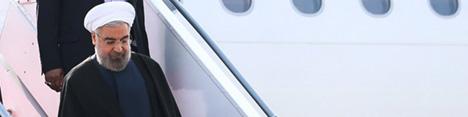 دکتر روحانی وارد پاریس شد