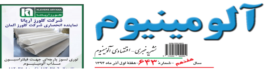 نشریه خبری - اقتصادی آلومینیوم (شماره 643)