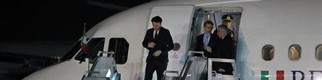 نخست وزیر ایتالیا در صدر یک هیات بلندپایه وارد تهران شد