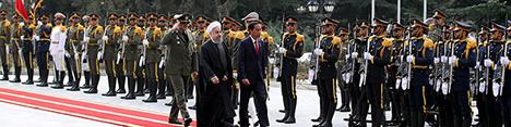 استقبال رسمی دکتر روحانی از رییس جمهوری اندونزی