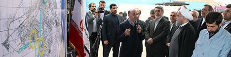 بازدید دکتر روحانی از تصفیه خانه آب شماره ٢ اهواز/ تامین آب شهر اهواز حتی در صورت قطع برق
