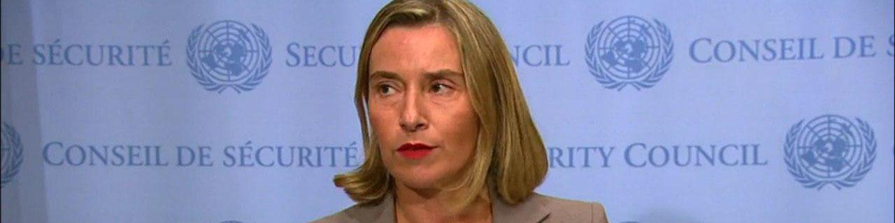 موگرینی: نگرانی‌های مشترکی با آمریکا درباره برنامه موشکی ایران داریم