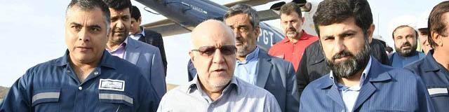 تقدیر بیژن زنگنه از تلاشگران در مهار رگ سفید