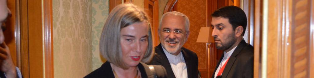 دیدار و گفت‌وگوی ظریف و موگرینی در بروکسل