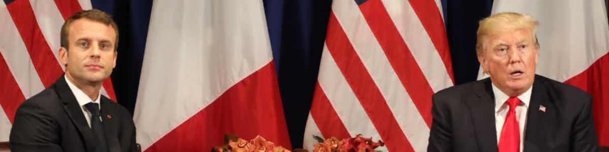 ابراز بی‌اطلاعی رئیس‌جمهور فرانسه از تصمیم ترامپ درباره برجام