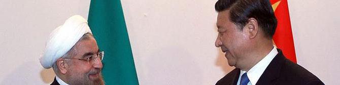 دیدار روحانی با شی جین پینگ