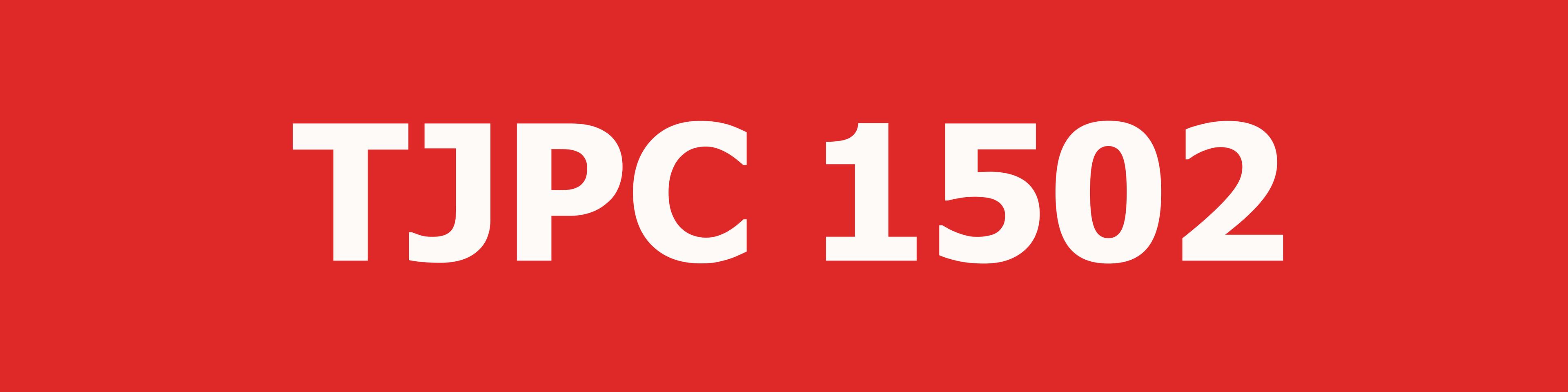 آنالیز مواد  TJPC 1502 پتروشیمی تخت جمشید