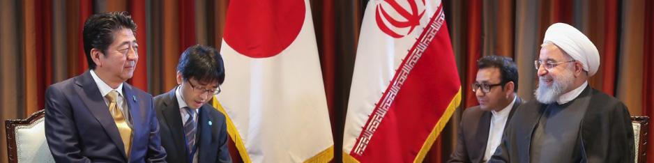 دیدار نخست وزیر ژاپن با روحانی