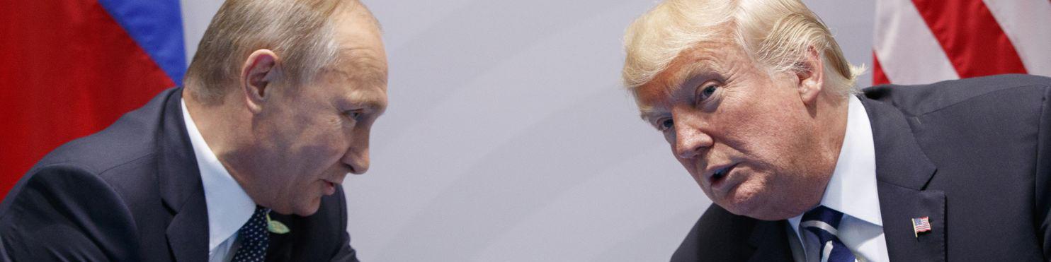 دیدار پوتین و ترامپ در پاریس