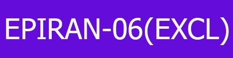 آنالیز مواد EPIRAN-06(EXCL) پتروشیمی خوزستان