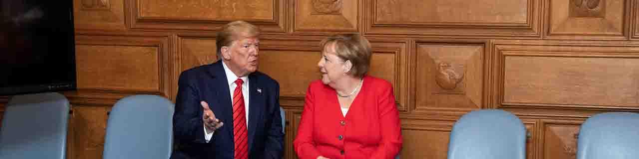 مرکل با ترامپ درباره ایران گفت‌وگو کرد