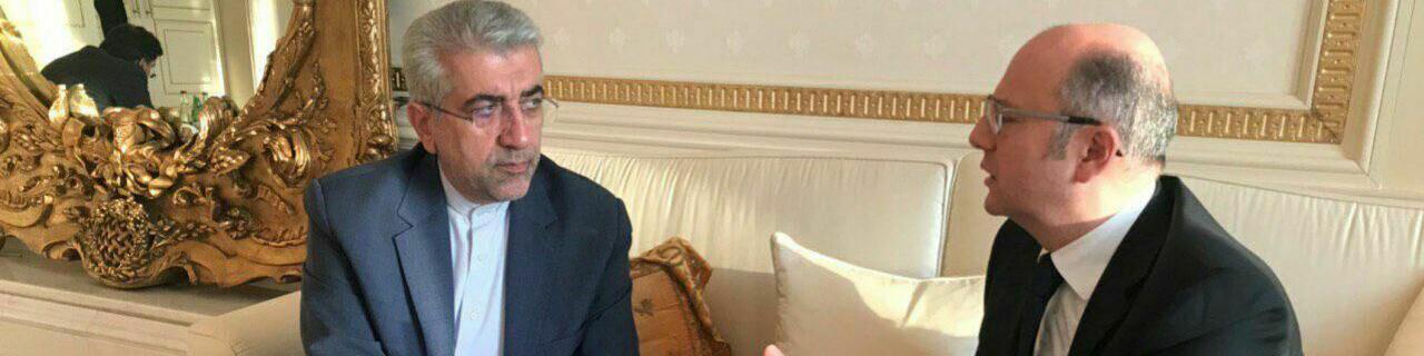 دیدار رضا اردکانیان با الکساندر نوواک در مسکو