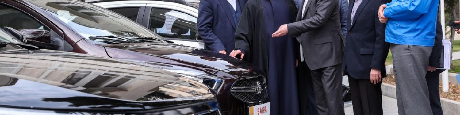 بازدید رئیس‌جمهور از دو محصول جدید سایپا