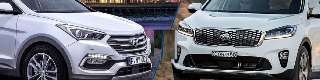 مقایسه هیوندای سانتافه با کیا سورنتو+ مشخصات فنی