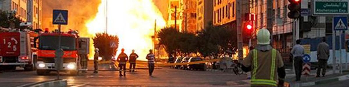 جزییات انفجار خط لوله و قطع گاز ۱۰ هزار مشترک در غرب تهران