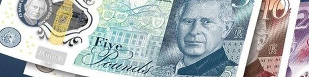 چاپ اسکناس‌های جدید با پرتره چارلز سوم آغاز شد