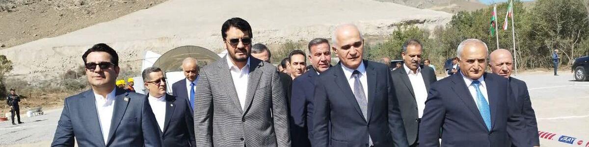 آغاز بتن‌ریزی ساخت پل آغبند در مرز ایران و آذربایجان