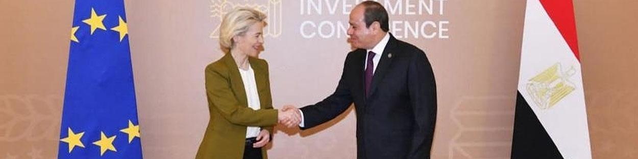 قرارداد‌های سرمایه گذاری اروپا با مصر به مبلغ ۴۰ میلیارد یورو