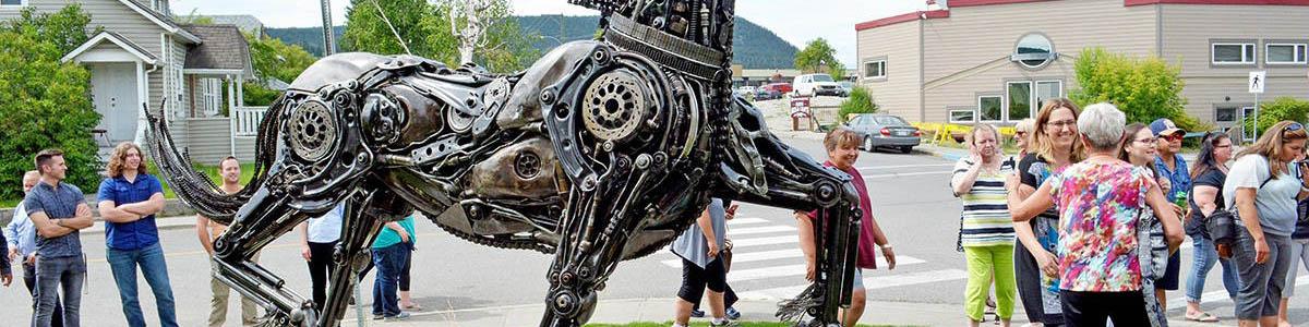 فن و هنر مجسمهسازی با استفاده از ضایعات آهن