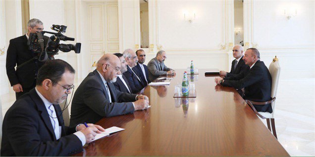 مسعود کرباسیان روز جمعه با الهام علی اف رئیس جمهوری آذربایجان دیدار کرد