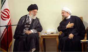 دیدار روحانی و هیأت دولت با مقام معظم رهبری
